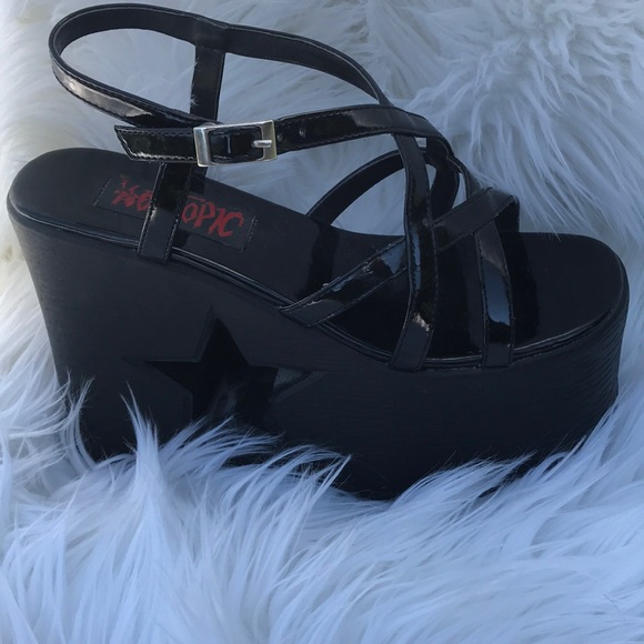 Vintage Hot Topic creeper platform sandals 7.5/8 - Picture 2 of 4